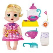 Hasbro Inc - Baby Alive Dolls - Bubbly Tea Party - LaLa GooGoo Blonde Hair Baby Doll - 5X00
