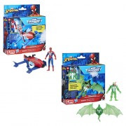 Hasbro Inc - Spider-Man Vehicles - Epic Hero Series - 4" Web Splashers Vehicle / Acc w/ Figure Assortment - 5L00