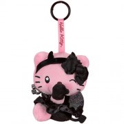 Kidrobot - Plush Charms - Hello Kitty - Devilishly Cute Plush Charm Pink & Black