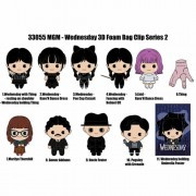 Monogram International - 3D Foam Collectible Bag Clips - Wednesday (TV Series 2022) - S02 - 24pc Blind Bag Display