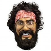 Trick Or Treat Studios - Masks - Cheech & Chong - Chong (Deluxe Injection Mask)
