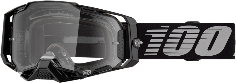 100-percent - Armega Goggle Black Clear Lens - 50004-00030