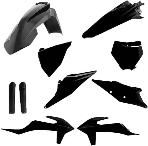 Acerbis - Full Plastic Kit Ktm Black - 2986510001