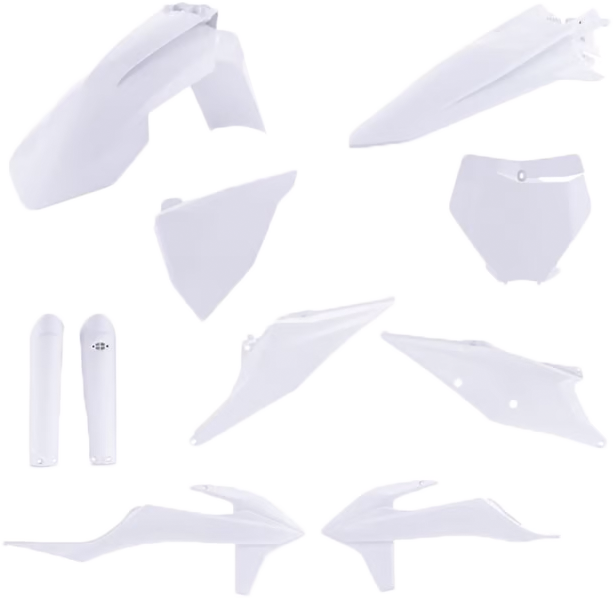 Acerbis - Full Plastic Kit Ktm White - 2986510002