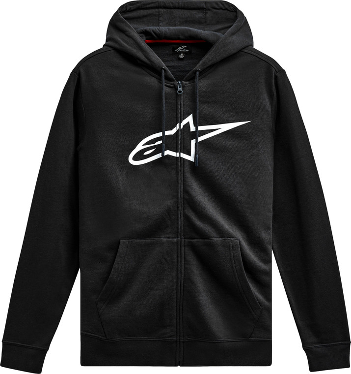 Alpinestars - Ageless Zip Hoodie V3 Black/white Lg - 1244-51490-1020-L