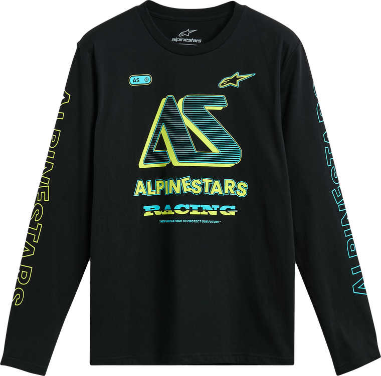 Alpinestars - Ayess Ls Csf Tee Black Sm - 1215-71100-10-S