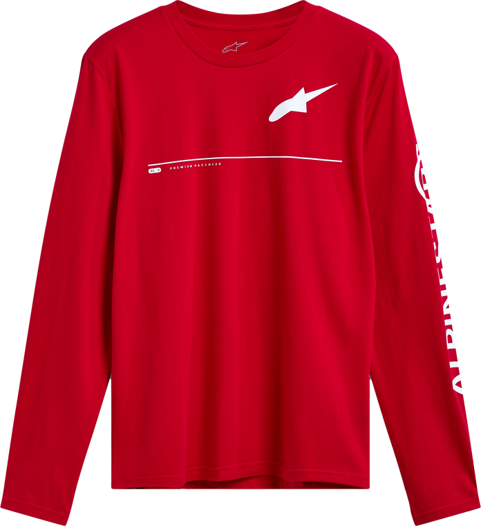 Alpinestars - Committed Ls Csf Tee Red Xl - 1215-71200-30-XL