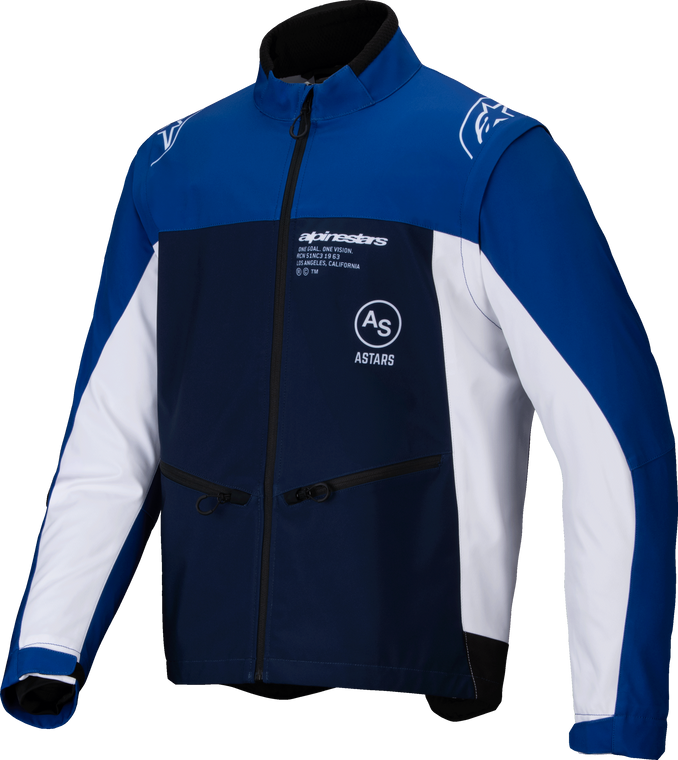 Alpinestars - Lite-dura Softshell Jacket Navy/bright Blue/white Sm - 3700225-7174- S