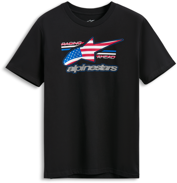 Alpinestars - Nationals Ss Csf Tee Black/usa 2x - 1235-72365-1017-2XL