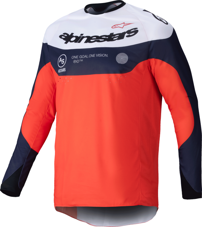 Alpinestars - Pro-dura Jersey Navy/hot Orange/white Lg - 3760125-7162- L