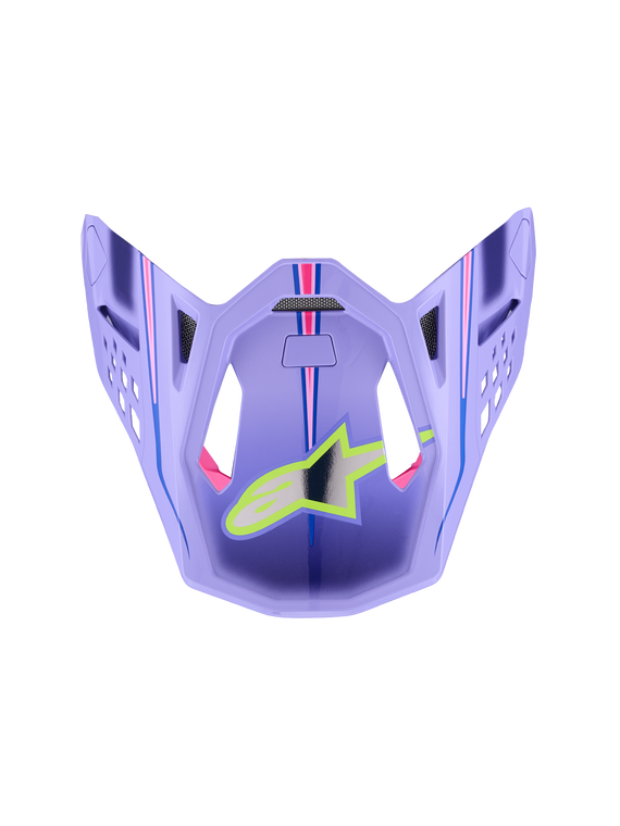 Alpinestars - S-m10 Jl Visor Ece 22.06 Prpl/pnk Fluo/ylw Fluo Gls - 8981125-3144-TU