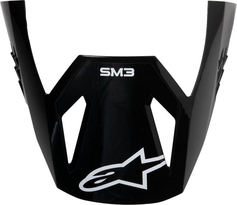 Alpinestars - Sm3 Solid Visor Black Glossy - 8980326-1180-TU