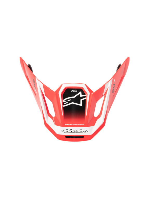 Alpinestars - Sm7 Deed Visor Ece06 Red/black/white Glossy - 8981326-3139-TU