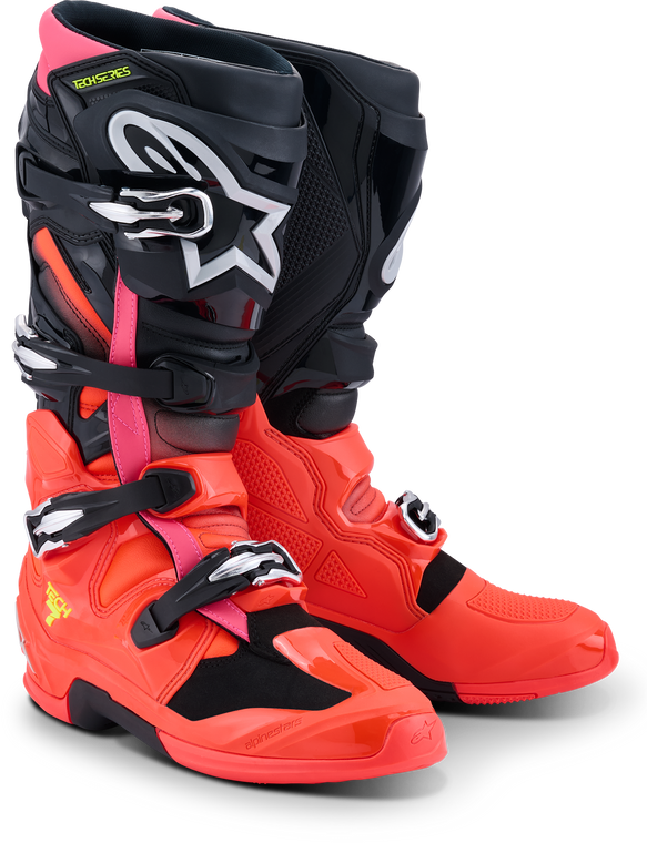 Alpinestars - Tech 7 Black/red Fluo/pink Fluo 11 - 2012025-1576-11