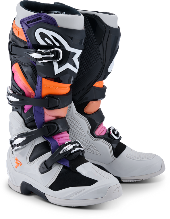 Alpinestars - Tech 7 Blk/lght Gry/orng Fl/magnta 9 - 2012025-1594-9