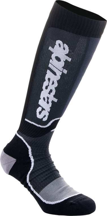 Alpinestars - Youth Mx Plus Socks Black/white Md/lg - 4742324-12-M/L