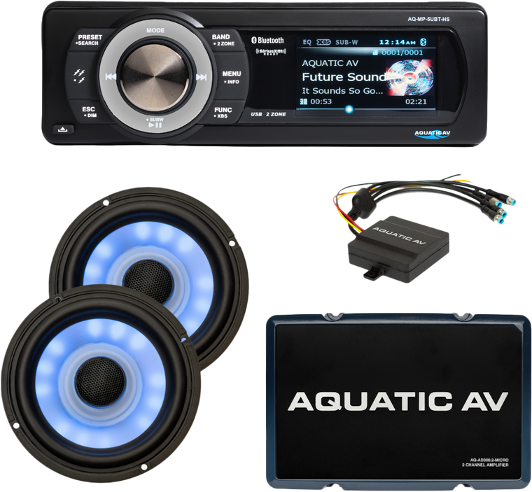 Aquatic Av - Ultra Harley Package `98-13 Flt/flh - AQ-UHP3