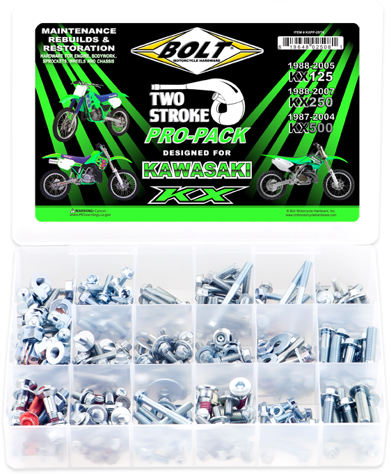 Bolt - Propack Kawasaki Kx 2 Stk Kaw Kx125/250/500 - KXPP-2STK