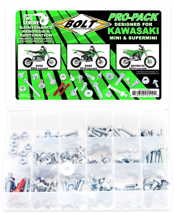 Bolt - Propack Kawasaki Mini 2 Stk Kaw Kx65/85/100/112 - KXPP-MINIS
