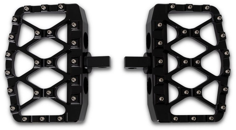 Burly Brand - Mx-evolution Mini Floorboards Xl  Dyna Touring Passenger - B13-1018B