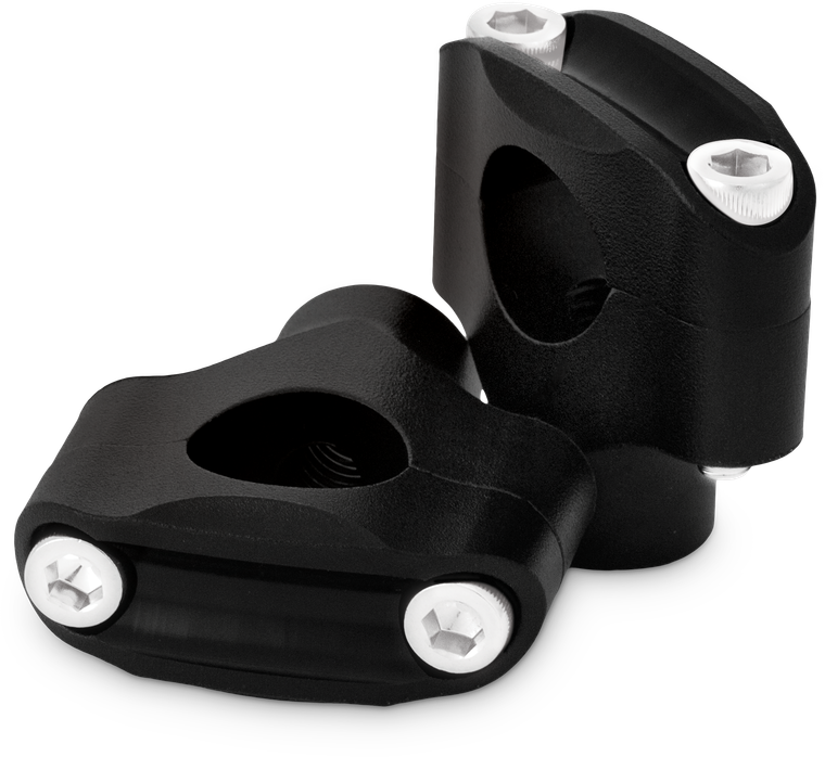 Burly Brand - Reaper 1-1/2" Risers 1" Bar Set - Texture Black - B12-8015TB