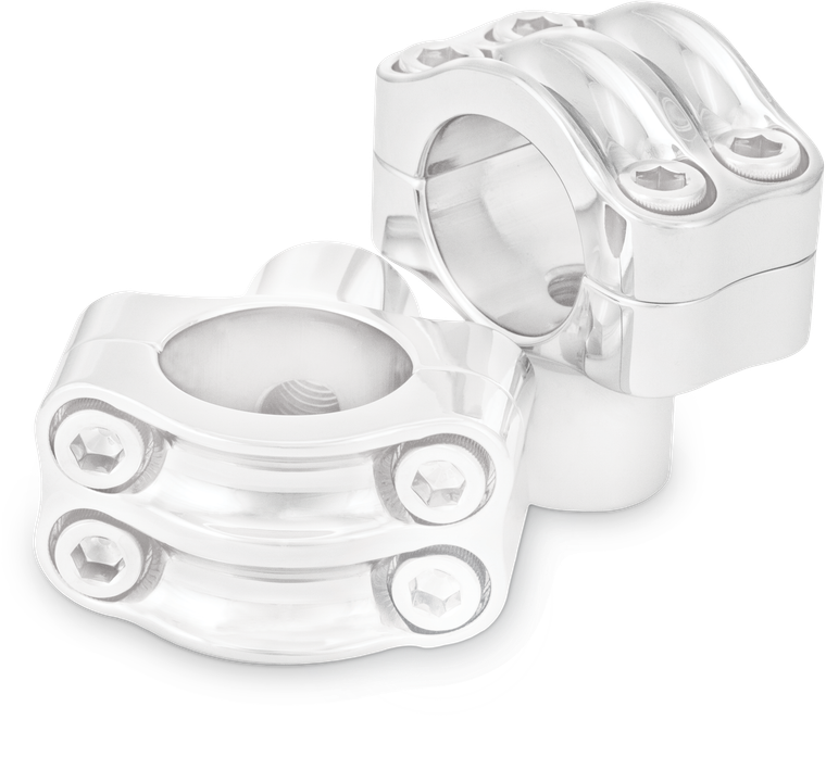 Burly Brand - Reaper 1-1/2" Risers 1.25" Bar Set - Chrome - B12-8012C