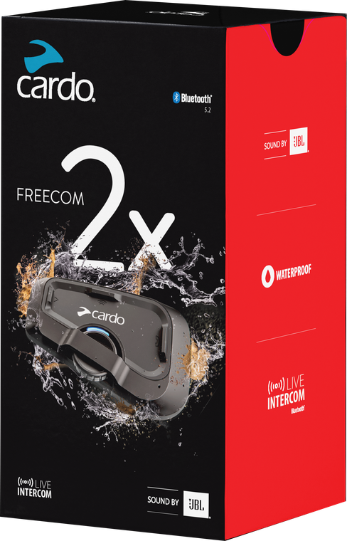 Cardo - Freecom 2x Bluetooth Headset Single - FRC2X003