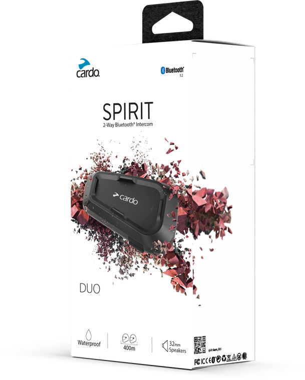 Cardo - Spirit Bluetooth Headset Duo - SPRT0101