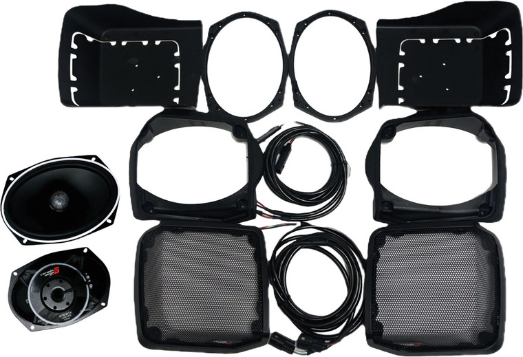 Cerwin Vega - 6"x9" Cut In Lid Kit W/ Ph694 1998-2013 Flh/t Bags - RPMPH69413LK