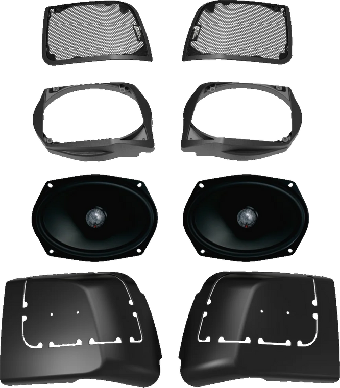 Cerwin Vega - 6"x9" Cut In Lid Kit W/ St69cx 1998-2013 Flh/t Bags - RPMST69413LK