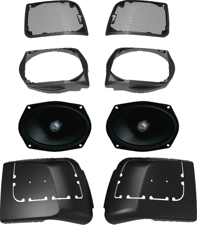 Cerwin Vega - 6"x9" Cut In Lid Kit W/ St69cx 2014-2023 Flh/t Bags - RPMST694LK