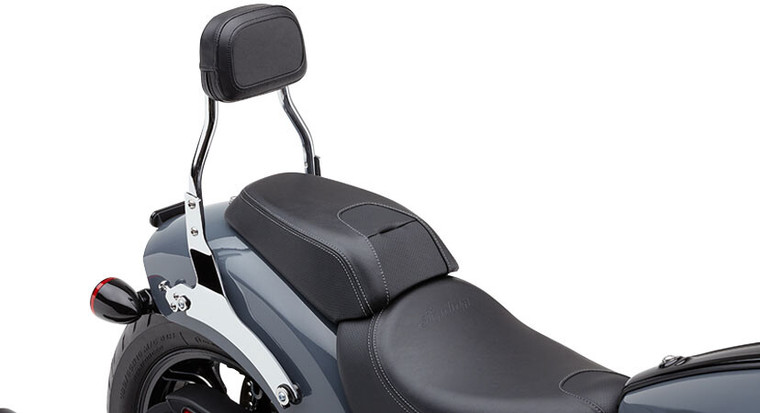 Cobra - Detach Backrest Mini Chrome Chief 22-25 - 502-2012