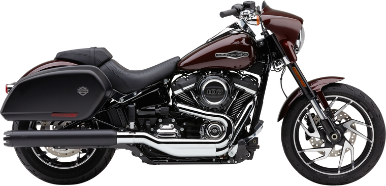 Cobra - Dual Cut Slip-ons Chrome Flsb 18-24 - 6521