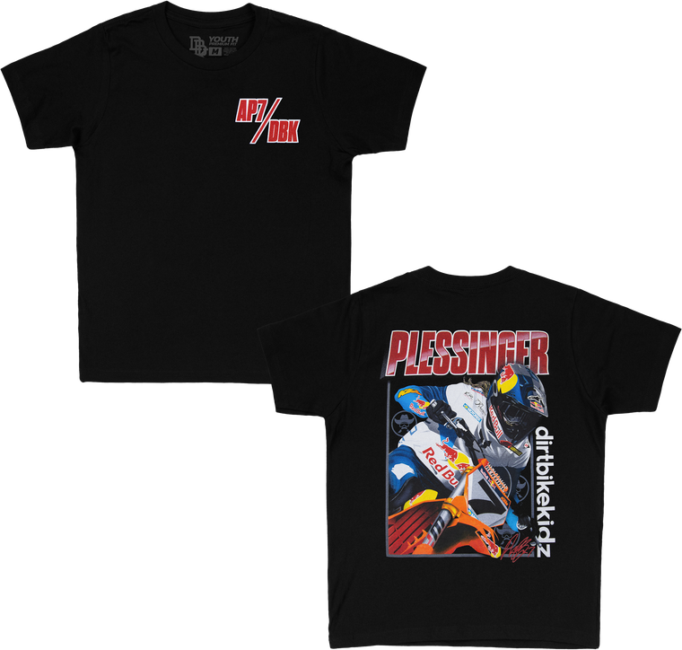 Dbk - Ap7 Holeshot Youth Tee Black Yx - YTAP-HOLESHOT-XL