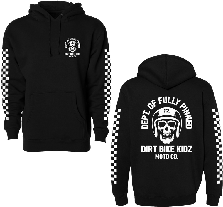 Dbk - Fully Pinned Hoodie Black Sm - AH-FPINNED-S