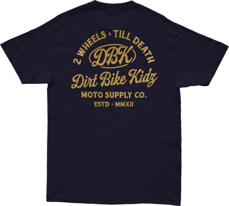 Dbk - Gold Nugget Tee Navy Md - AT-GOLDNUGGET-NVY-M
