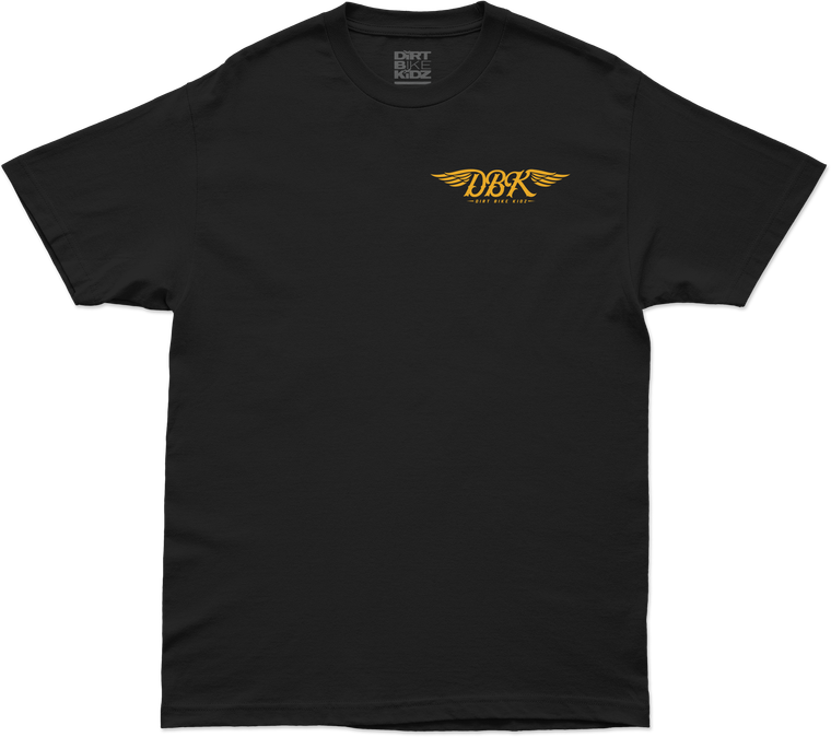 Dbk - Goldwings Tee Black 2x - AT-GOLDWINGS-2X