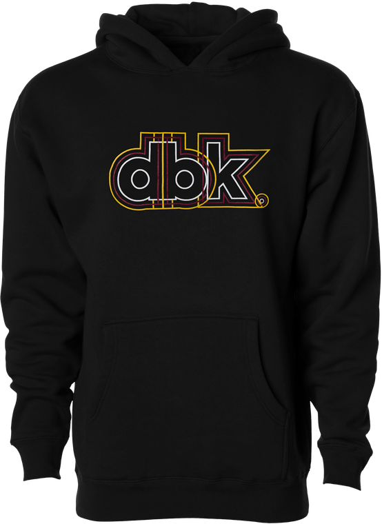 Dbk - Lined Up Youth Hoodie Black Yl - YH-LINEDUP-L