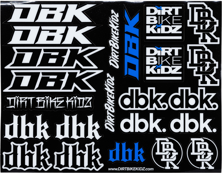 Dbk - Moto Pack Sticker Sheet 8.5"x11" - AC-MOTOPACK-SS-DECAL