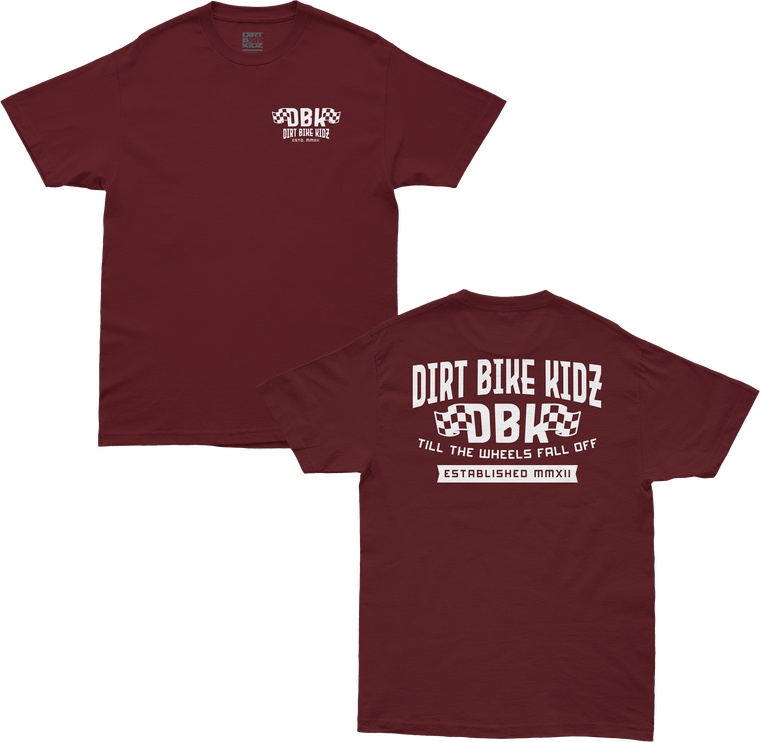 Dbk - Till The End Tee Burgundy Lg - AT-TILTHEEND-BURG-L