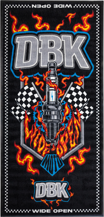 Dbk - Wide Open Bike Mat 3.5'x7' - AC-WIDEOPEN-MAT