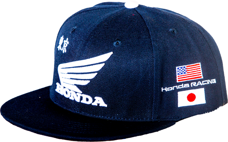D-cor - Honda Hat Factory Snapback Navy - 70-137-1