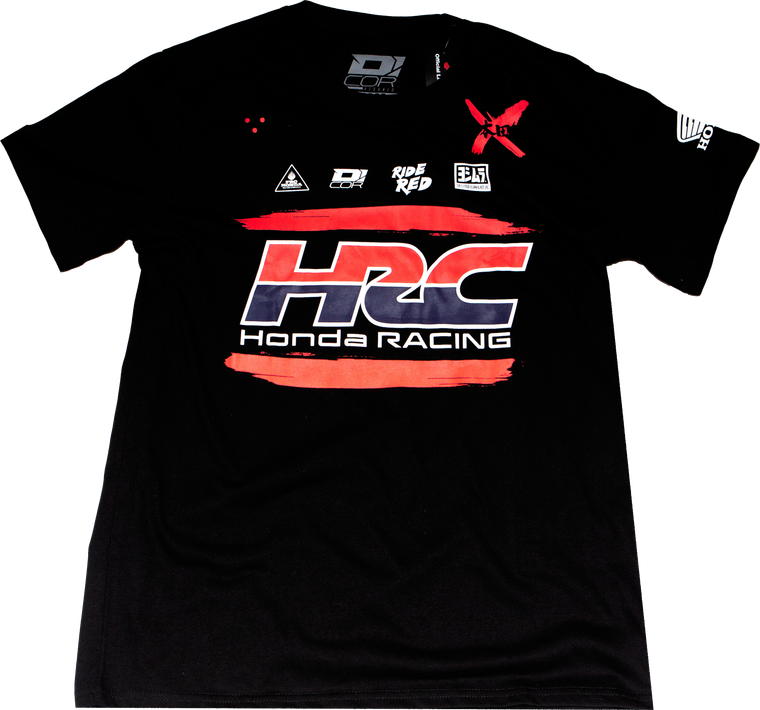 D-cor - Honda Hrc Factory T-shirt Black Lg - 80-124-3