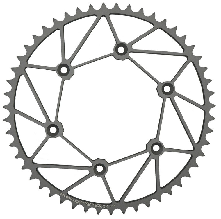 Dirt Tricks - Rear  Sprocket  Chromoly 52t-520 Raw Sherco - HV-52-RAW