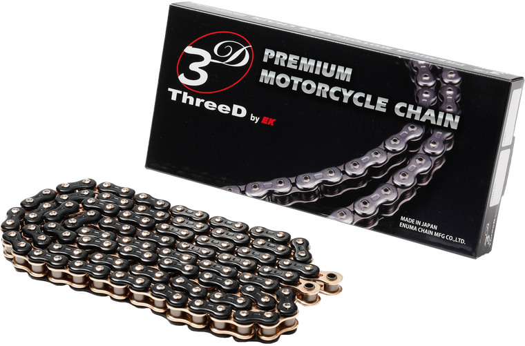 Ek - Chain Gp Rv Nx2-ring 520-120l Blk/gld - 520RV3D-120KG