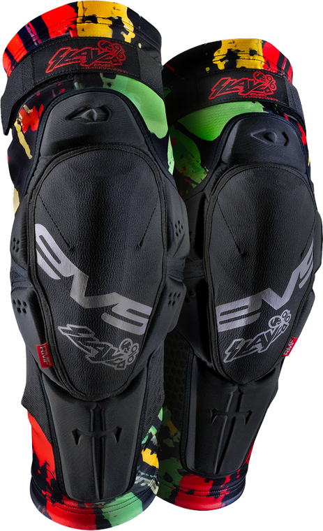 Evs - Slayco96 Knee Guard Explosion Sm/ Md - SLAY96K-EXP-S/M