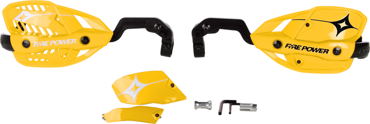 Fire Power - 1 1/8" Closed Handguard Yellow - 18-61284