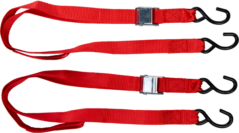 Fire Power - 1.5" X 6' Tie-down Red 2/pk - 29-13057