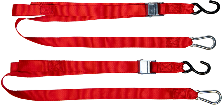Fire Power - 1.5" X 6' Tie-down Soft-tie Red 2/pk - 29-13077