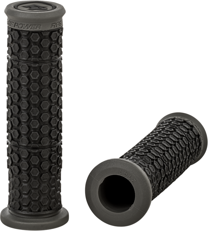 Fire Power - Pilot Atv Standard Grips Black/gray - 24-0129